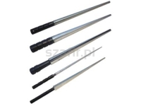 Rygiel stalowy okrągły  z nutą 10-28